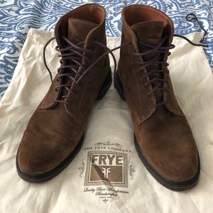 Oiled suede Frye boots
